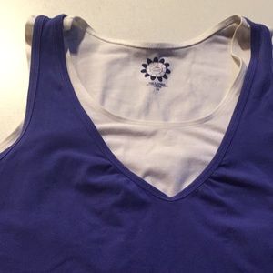Double lined sports top